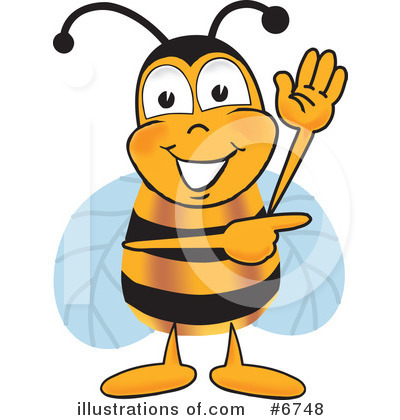 Bee Clipart #6748 by Toons4Biz