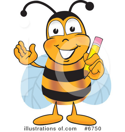 Bee Clipart #6750 by Toons4Biz