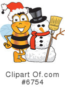 Bee Clipart #6754 by Mascot Junction