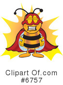 Bee Clipart #6757 by Mascot Junction