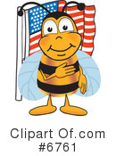 Bee Clipart #6761 by Mascot Junction