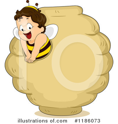 Royalty-Free (RF) Bee Hive Clipart Illustration by BNP Design Studio - Stock Sample #1186073