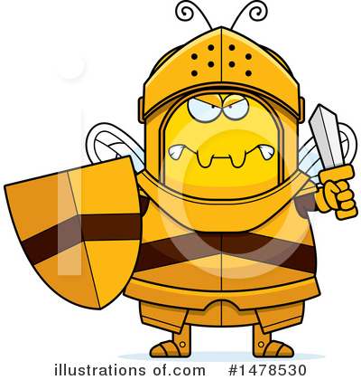 Royalty-Free (RF) Bee Knight Clipart Illustration by Cory Thoman - Stock Sample #1478530