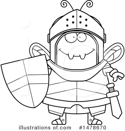 Royalty-Free (RF) Bee Knight Clipart Illustration by Cory Thoman - Stock Sample #1478670