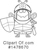Bee Knight Clipart #1478670 by Cory Thoman
