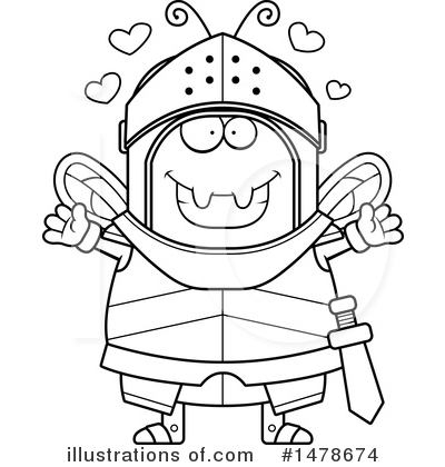 Royalty-Free (RF) Bee Knight Clipart Illustration by Cory Thoman - Stock Sample #1478674