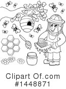 Beekeeper Clipart #1448871 by visekart
