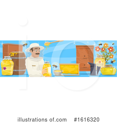Royalty-Free (RF) Beekeeper Clipart Illustration by Vector Tradition SM - Stock Sample #1616320