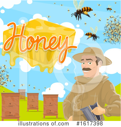 Bee Clipart #1617398 by Vector Tradition SM