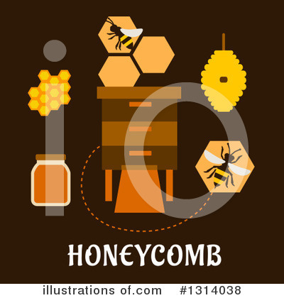 Royalty-Free (RF) Beekeeping Clipart Illustration by Vector Tradition SM - Stock Sample #1314038