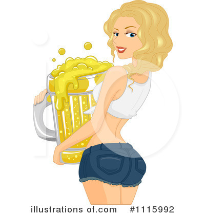 Royalty-Free (RF) Beer Clipart Illustration by BNP Design Studio - Stock Sample #1115992