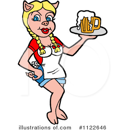 Beer Clipart #1122646 by LaffToon