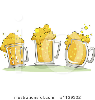 Royalty-Free (RF) Beer Clipart Illustration by BNP Design Studio - Stock Sample #1129322