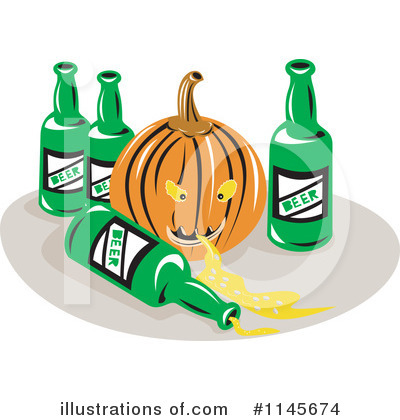Royalty-Free (RF) Beer Clipart Illustration by patrimonio - Stock Sample #1145674