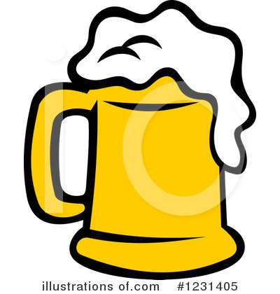 Royalty-Free (RF) Beer Clipart Illustration by Vector Tradition SM - Stock Sample #1231405