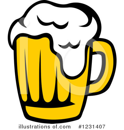Royalty-Free (RF) Beer Clipart Illustration by Vector Tradition SM - Stock Sample #1231407