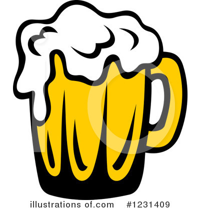 Royalty-Free (RF) Beer Clipart Illustration by Vector Tradition SM - Stock Sample #1231409