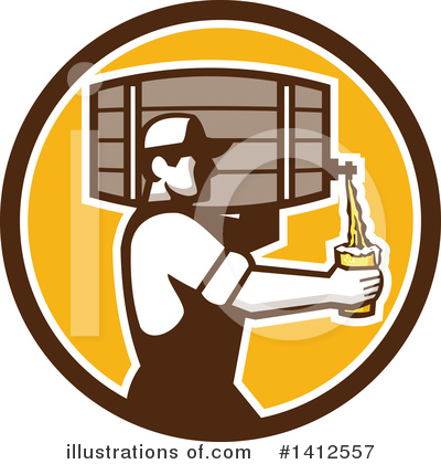 Royalty-Free (RF) Beer Clipart Illustration by patrimonio - Stock Sample #1412557