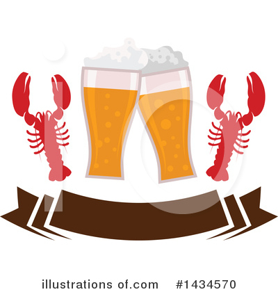 Lobster Clipart #1434570 by Vector Tradition SM