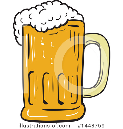 Royalty-Free (RF) Beer Clipart Illustration by patrimonio - Stock Sample #1448759