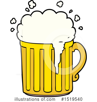 Royalty-Free (RF) Beer Clipart Illustration by lineartestpilot - Stock Sample #1519540