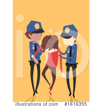 Arrested Clipart #1616355 by BNP Design Studio