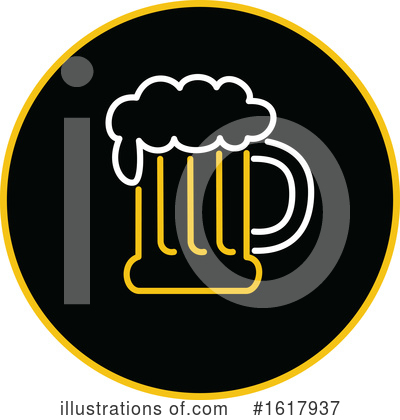 Royalty-Free (RF) Beer Clipart Illustration by patrimonio - Stock Sample #1617937