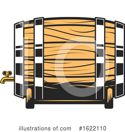 Beer Keg Clipart #1622110 by Vector Tradition SM