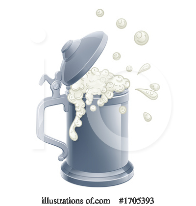 Beer Stein Clipart #1705393 by AtStockIllustration