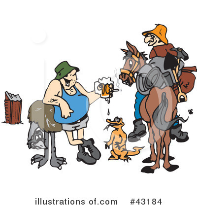Royalty-Free (RF) Beer Clipart Illustration by Dennis Holmes Designs - Stock Sample #43184