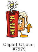 Beer Mug Clipart #7579 by Mascot Junction
