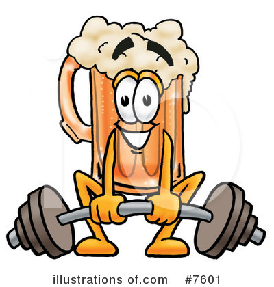 Royalty-Free (RF) Beer Mug Clipart Illustration by Mascot Junction - Stock Sample #7601