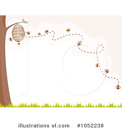 Royalty-Free (RF) Bees Clipart Illustration by BNP Design Studio - Stock Sample #1052238