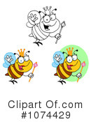 Bees Clipart #1074429 by Hit Toon