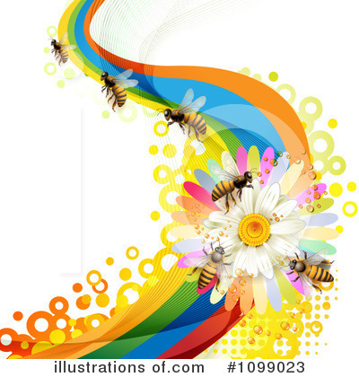 Honey Bee Clipart #1099023 by merlinul