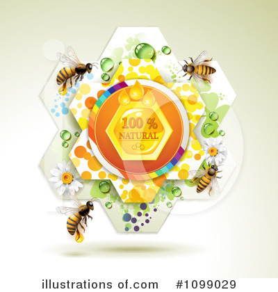Royalty-Free (RF) Bees Clipart Illustration by merlinul - Stock Sample #1099029