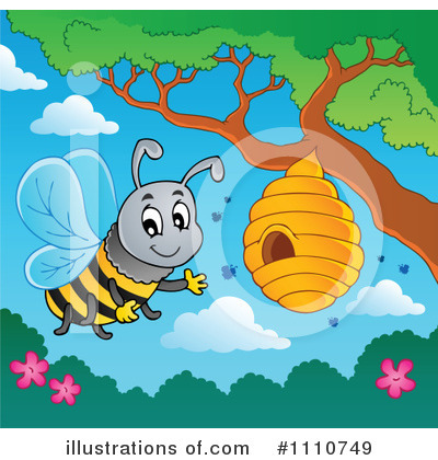 Bees Clipart #1110749 by visekart