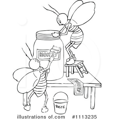 Honey Clipart #1113235 by Prawny Vintage