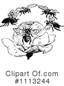 Bees Clipart #1113244 by Prawny Vintage