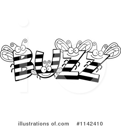 Royalty-Free (RF) Bees Clipart Illustration by Cory Thoman - Stock Sample #1142410