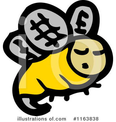 Royalty-Free (RF) Bees Clipart Illustration by lineartestpilot - Stock Sample #1163838