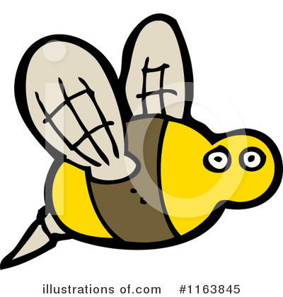 Royalty-Free (RF) Bees Clipart Illustration by lineartestpilot - Stock Sample #1163845