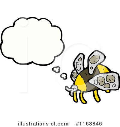 Royalty-Free (RF) Bees Clipart Illustration by lineartestpilot - Stock Sample #1163846