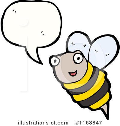 Royalty-Free (RF) Bees Clipart Illustration by lineartestpilot - Stock Sample #1163847
