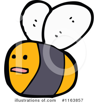 Royalty-Free (RF) Bees Clipart Illustration by lineartestpilot - Stock Sample #1163857
