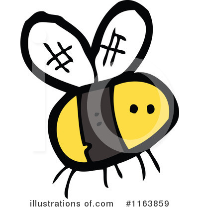 Royalty-Free (RF) Bees Clipart Illustration by lineartestpilot - Stock Sample #1163859