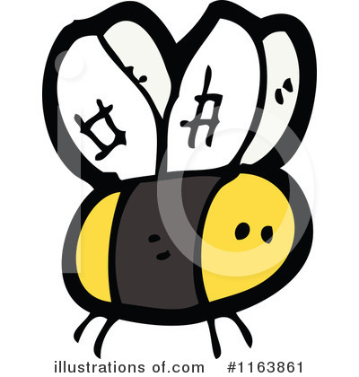 Royalty-Free (RF) Bees Clipart Illustration by lineartestpilot - Stock Sample #1163861