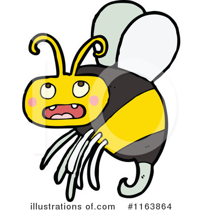 Royalty-Free (RF) Bees Clipart Illustration by lineartestpilot - Stock Sample #1163864