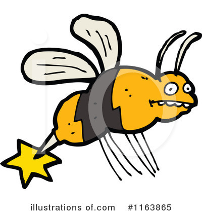 Royalty-Free (RF) Bees Clipart Illustration by lineartestpilot - Stock Sample #1163865