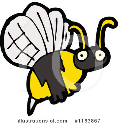 Royalty-Free (RF) Bees Clipart Illustration by lineartestpilot - Stock Sample #1163867